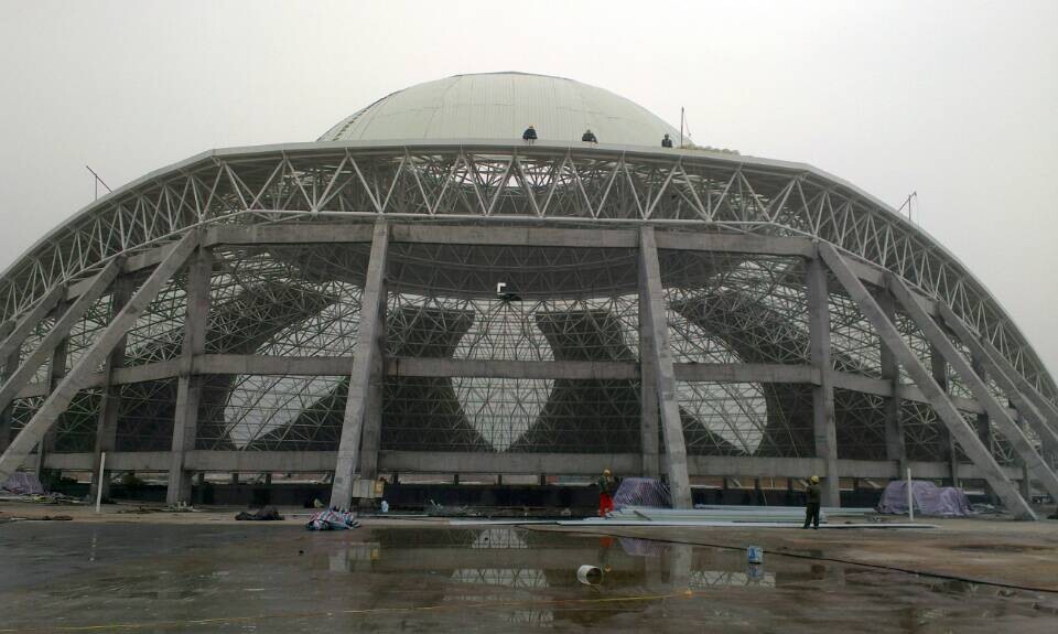 长葛温泉馆网架工程